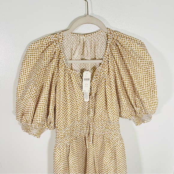 Anthropologie Somerset Maxi Dress Puff-Sleeve Edition Size XL Petite - Picture 4 of 11